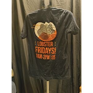 El Bolero Lobster Fridays Tshirt Black Medium/Small